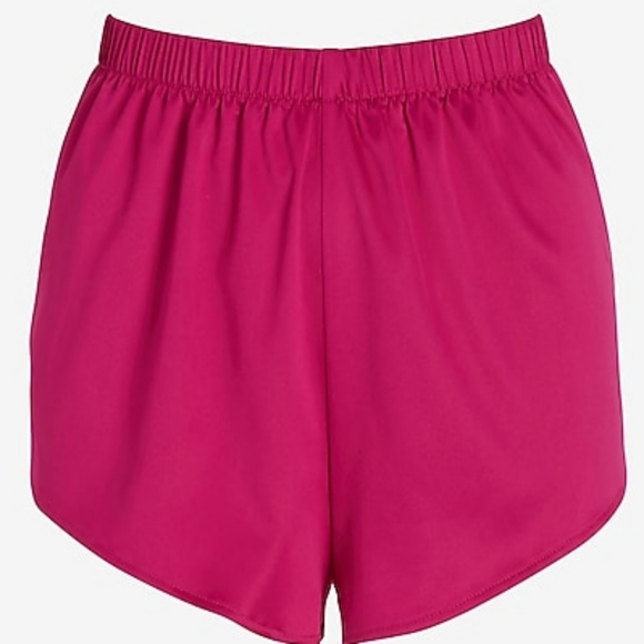 NWT EXPRESS Satin barbie pink pajama shorts - Picture 3 of 5